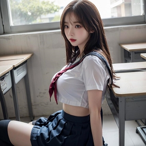 116张AI艺术学生妹图片合集63M太诱惑